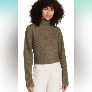 Theory sculpted knit cropped sweater - size XS - like new!